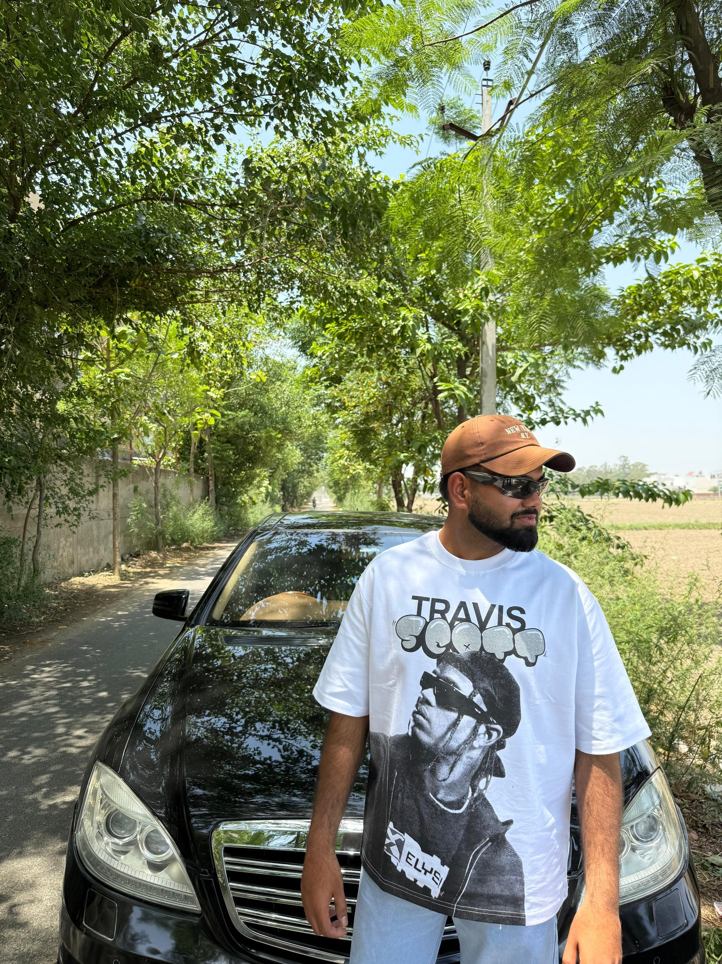 Travis Scott Oversized Baggy Streetwear Tee